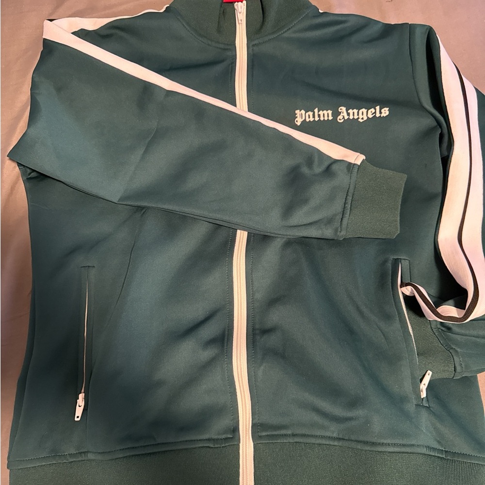 Palm Angels Green Track Jacket